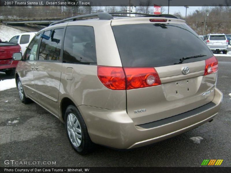 Desert Sand Mica / Taupe 2007 Toyota Sienna LE