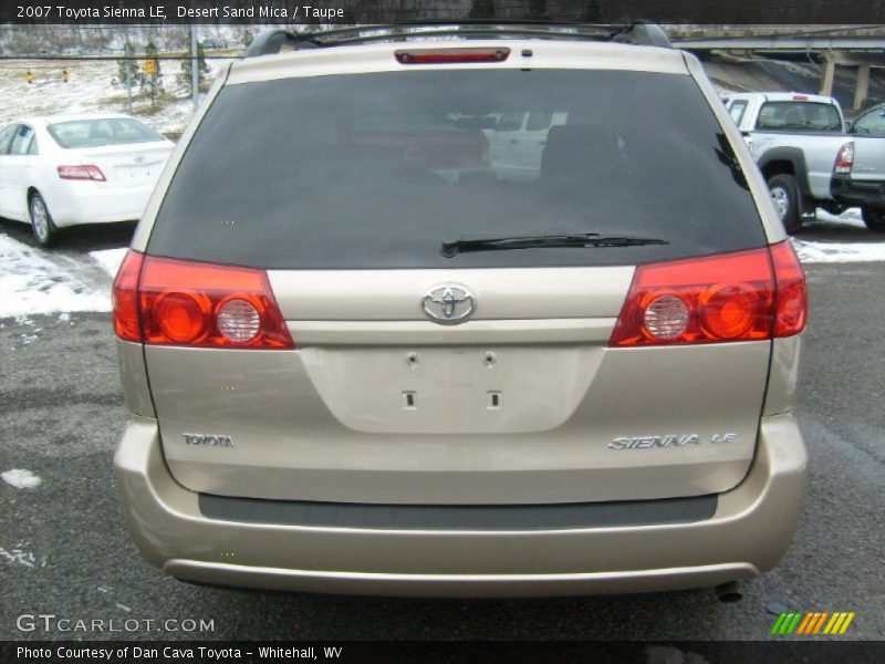 Desert Sand Mica / Taupe 2007 Toyota Sienna LE