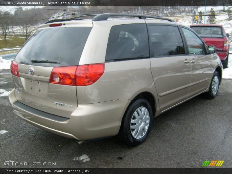 Desert Sand Mica / Taupe 2007 Toyota Sienna LE