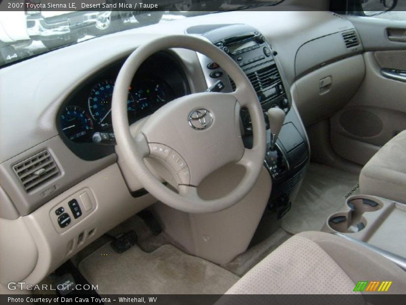 Desert Sand Mica / Taupe 2007 Toyota Sienna LE