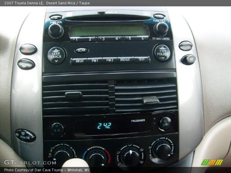 Desert Sand Mica / Taupe 2007 Toyota Sienna LE