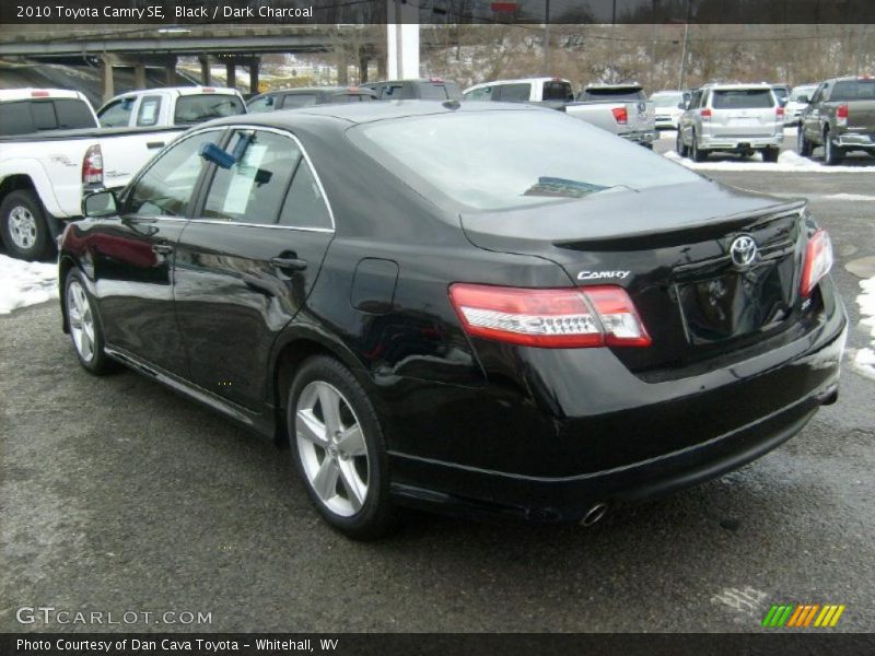 Black / Dark Charcoal 2010 Toyota Camry SE