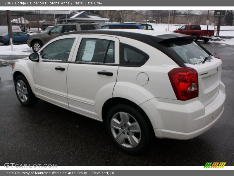 Stone White / Pastel Slate Gray 2007 Dodge Caliber SXT
