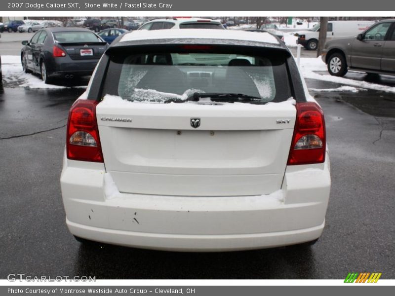 Stone White / Pastel Slate Gray 2007 Dodge Caliber SXT