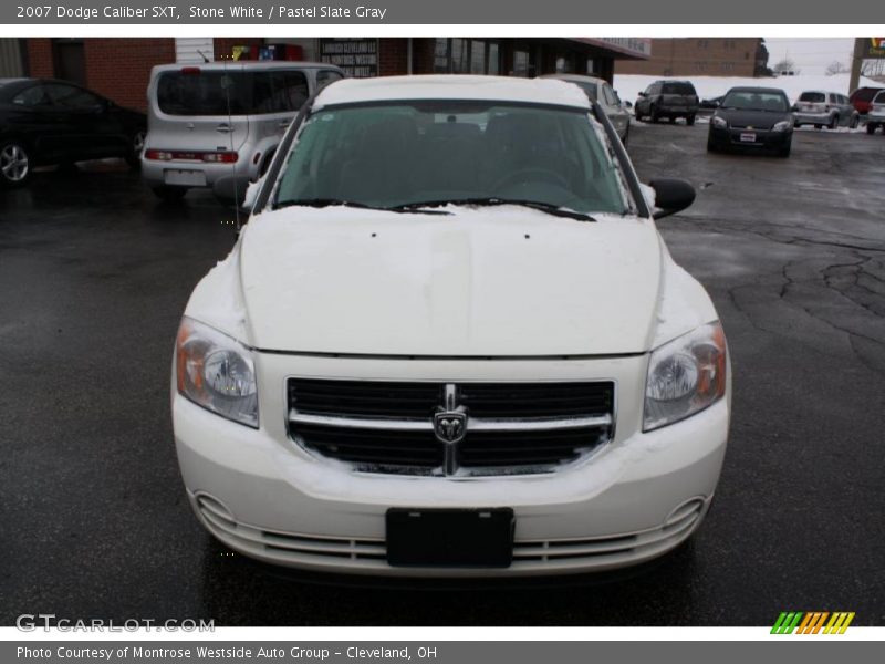 Stone White / Pastel Slate Gray 2007 Dodge Caliber SXT