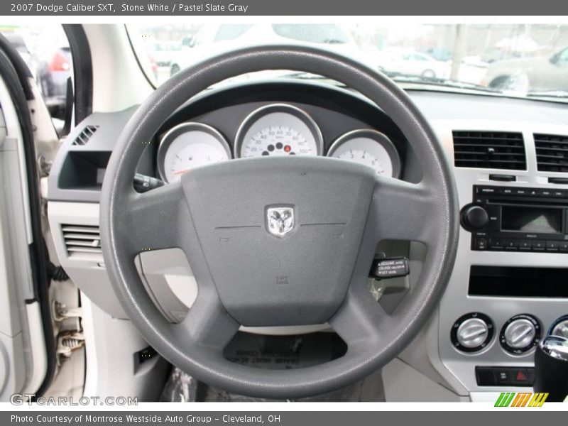 Stone White / Pastel Slate Gray 2007 Dodge Caliber SXT