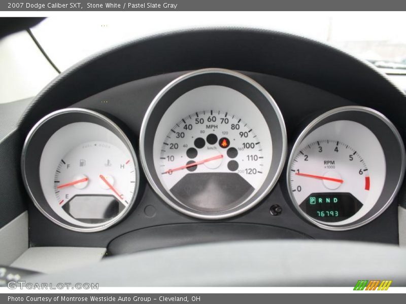 Stone White / Pastel Slate Gray 2007 Dodge Caliber SXT