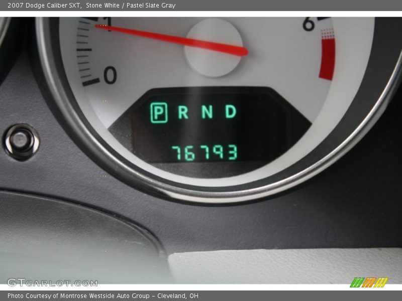 Stone White / Pastel Slate Gray 2007 Dodge Caliber SXT