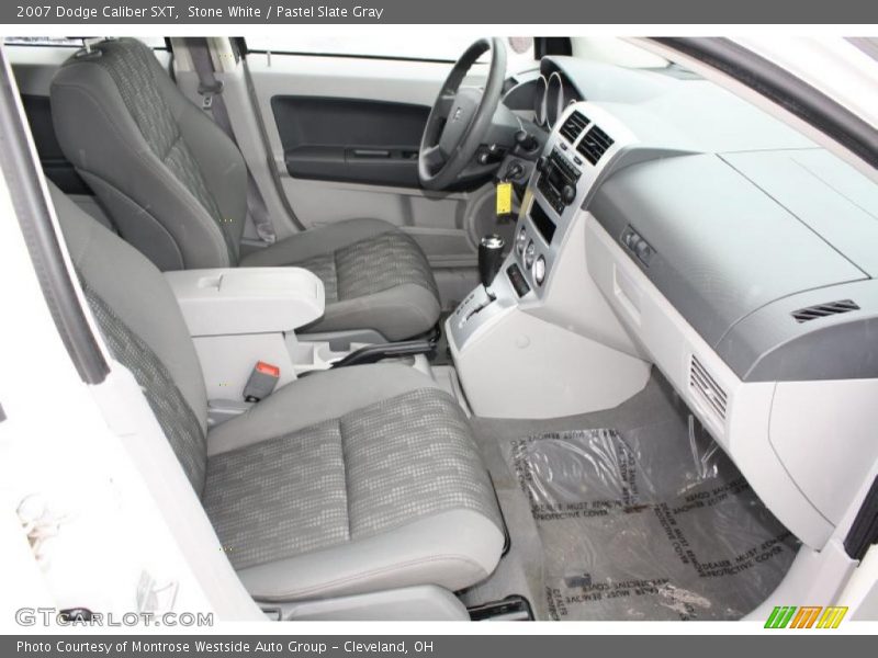 Stone White / Pastel Slate Gray 2007 Dodge Caliber SXT