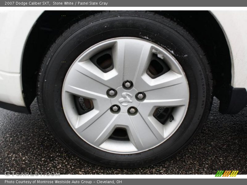 Stone White / Pastel Slate Gray 2007 Dodge Caliber SXT