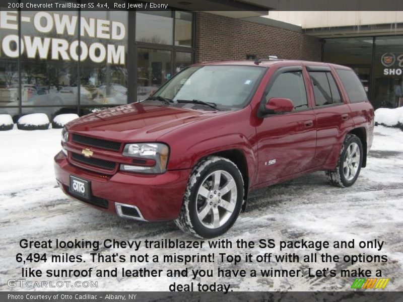Red Jewel / Ebony 2008 Chevrolet TrailBlazer SS 4x4