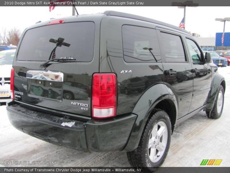 Natural Green Pearl / Dark Slate Gray/Light Slate Gray 2010 Dodge Nitro SXT 4x4
