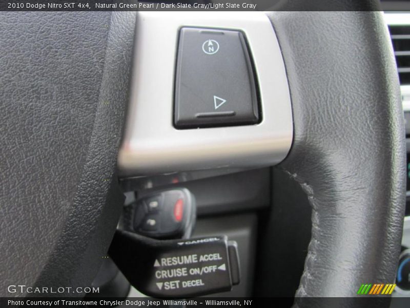 Natural Green Pearl / Dark Slate Gray/Light Slate Gray 2010 Dodge Nitro SXT 4x4