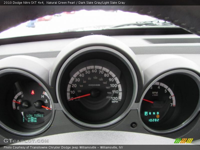 Natural Green Pearl / Dark Slate Gray/Light Slate Gray 2010 Dodge Nitro SXT 4x4