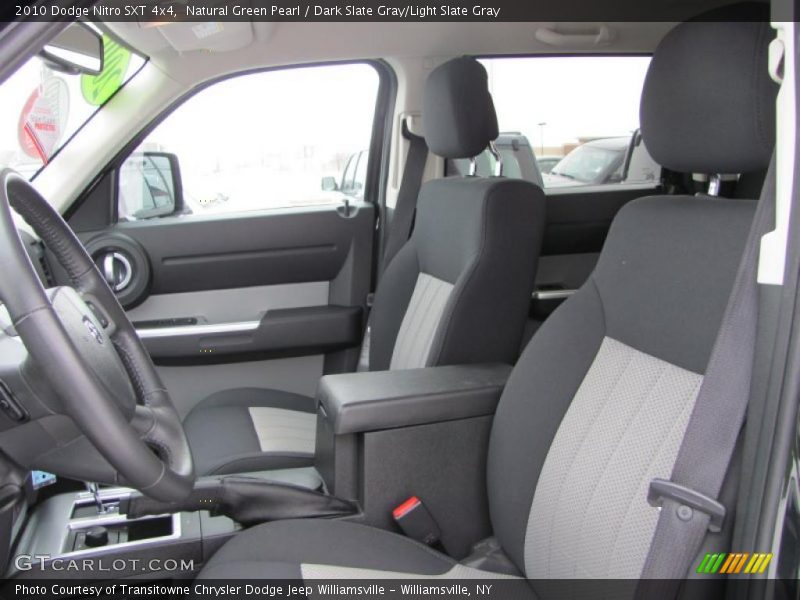 Natural Green Pearl / Dark Slate Gray/Light Slate Gray 2010 Dodge Nitro SXT 4x4