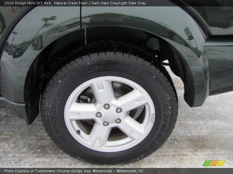 Natural Green Pearl / Dark Slate Gray/Light Slate Gray 2010 Dodge Nitro SXT 4x4