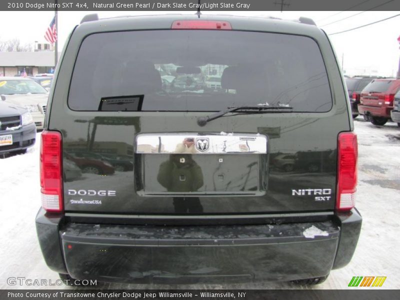 Natural Green Pearl / Dark Slate Gray/Light Slate Gray 2010 Dodge Nitro SXT 4x4