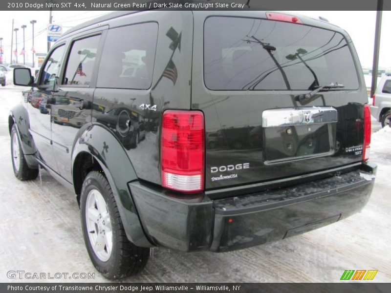 Natural Green Pearl / Dark Slate Gray/Light Slate Gray 2010 Dodge Nitro SXT 4x4