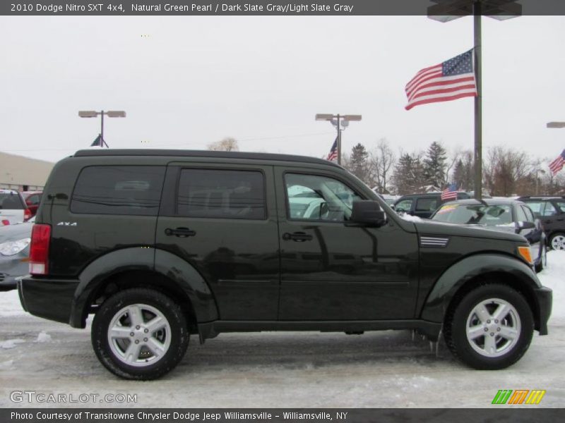 Natural Green Pearl / Dark Slate Gray/Light Slate Gray 2010 Dodge Nitro SXT 4x4