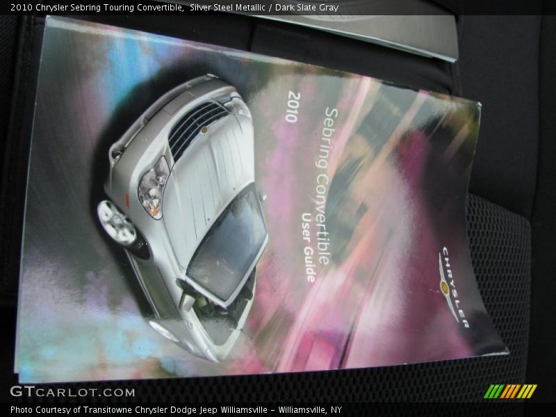 Silver Steel Metallic / Dark Slate Gray 2010 Chrysler Sebring Touring Convertible