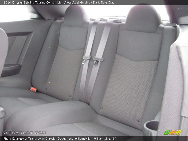 Silver Steel Metallic / Dark Slate Gray 2010 Chrysler Sebring Touring Convertible