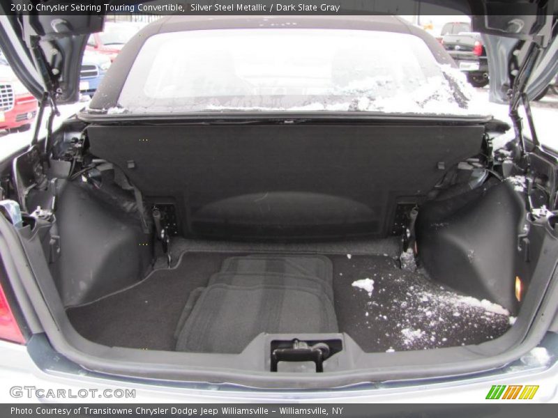 Silver Steel Metallic / Dark Slate Gray 2010 Chrysler Sebring Touring Convertible