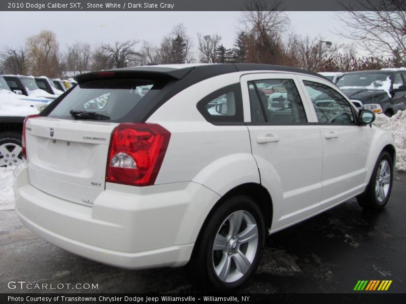 Stone White / Dark Slate Gray 2010 Dodge Caliber SXT