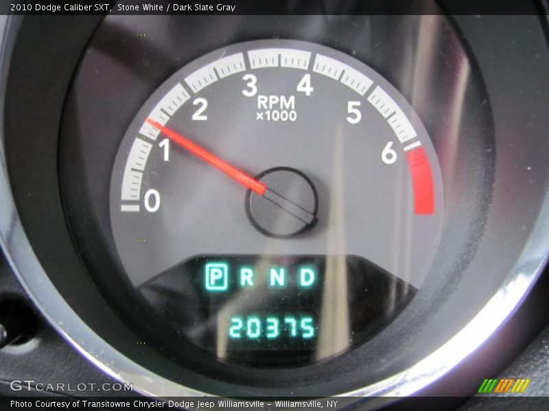 Stone White / Dark Slate Gray 2010 Dodge Caliber SXT