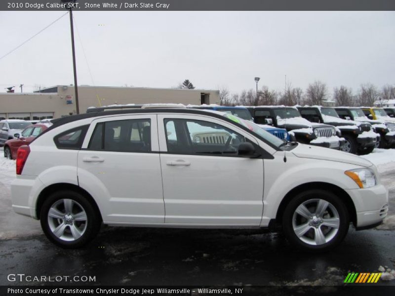 Stone White / Dark Slate Gray 2010 Dodge Caliber SXT