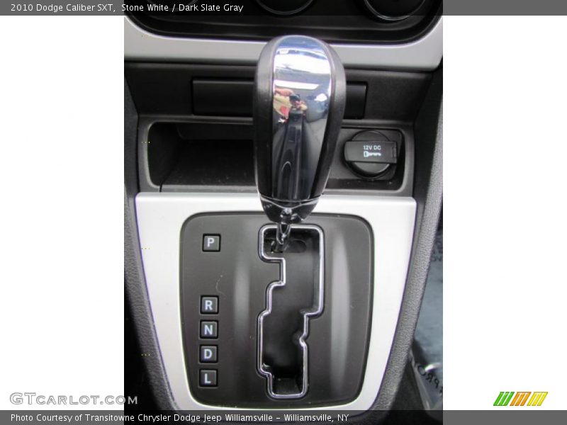 Stone White / Dark Slate Gray 2010 Dodge Caliber SXT