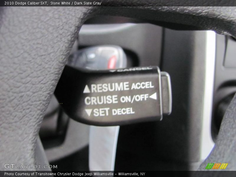 Stone White / Dark Slate Gray 2010 Dodge Caliber SXT