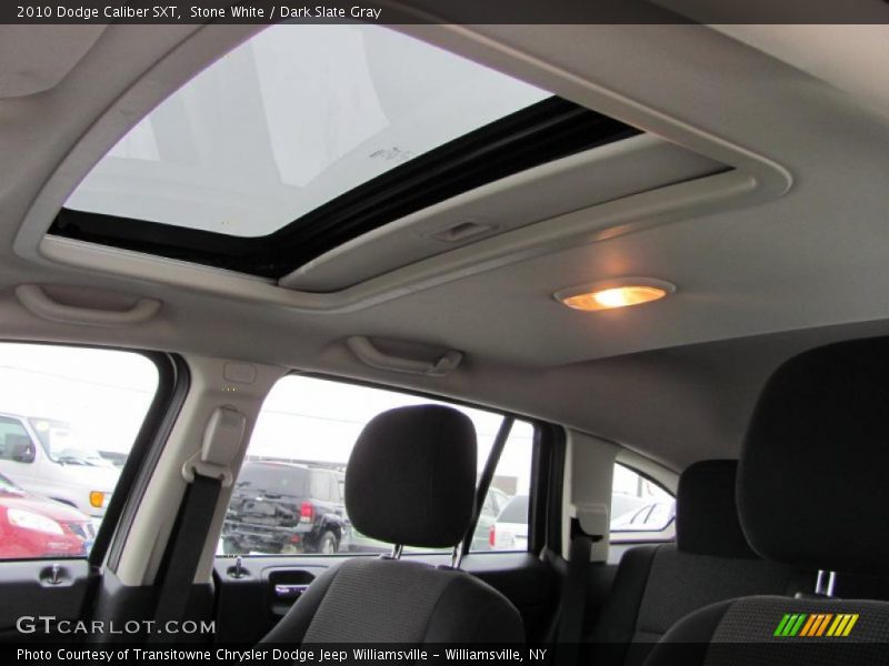 Stone White / Dark Slate Gray 2010 Dodge Caliber SXT