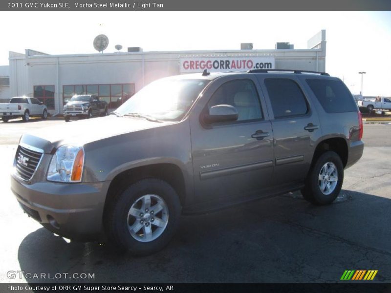Mocha Steel Metallic / Light Tan 2011 GMC Yukon SLE