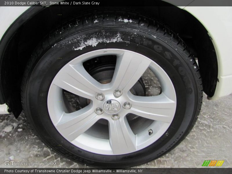 Stone White / Dark Slate Gray 2010 Dodge Caliber SXT