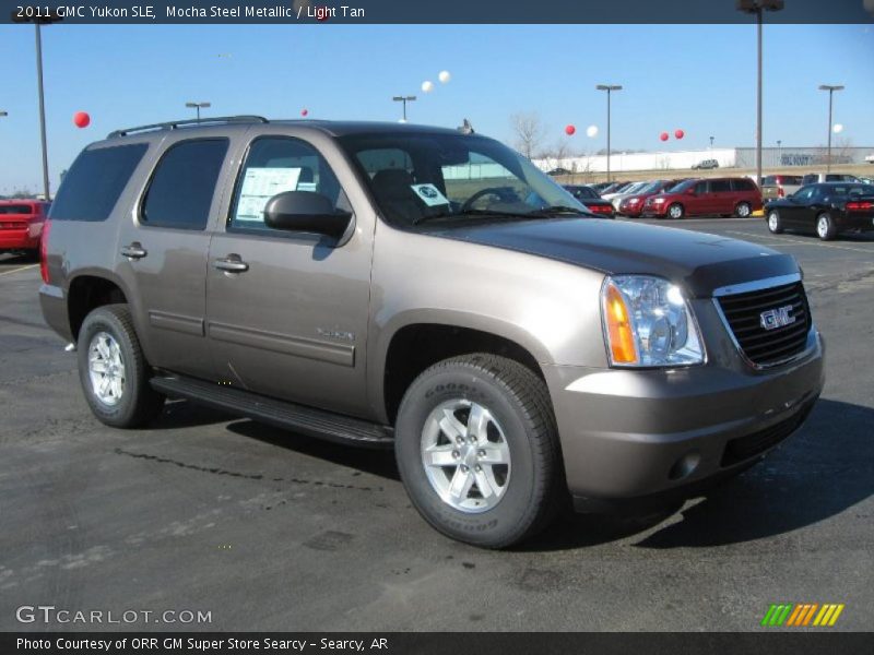 Mocha Steel Metallic / Light Tan 2011 GMC Yukon SLE
