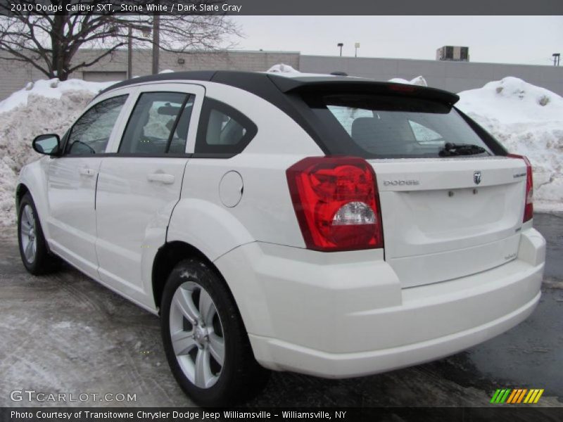 Stone White / Dark Slate Gray 2010 Dodge Caliber SXT