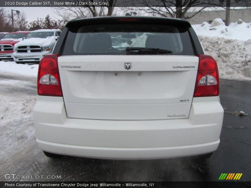 Stone White / Dark Slate Gray 2010 Dodge Caliber SXT