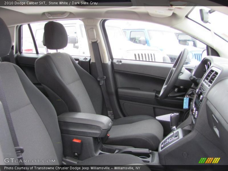 Stone White / Dark Slate Gray 2010 Dodge Caliber SXT