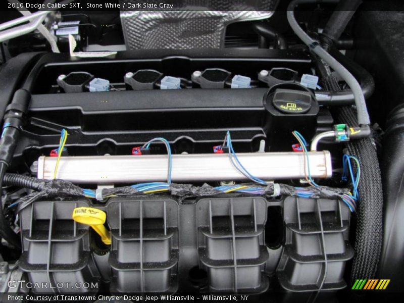 Stone White / Dark Slate Gray 2010 Dodge Caliber SXT