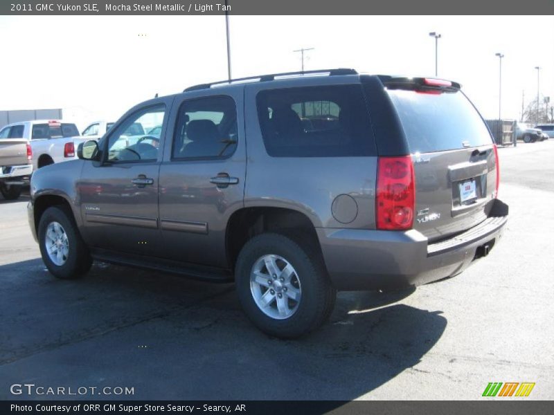 Mocha Steel Metallic / Light Tan 2011 GMC Yukon SLE
