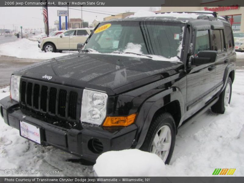 Black / Medium Slate Gray 2006 Jeep Commander 4x4