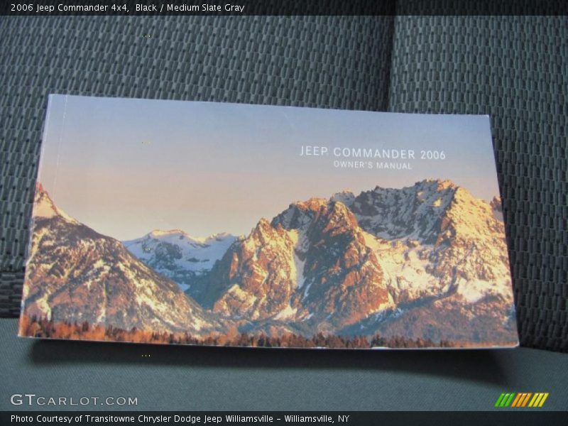 Black / Medium Slate Gray 2006 Jeep Commander 4x4