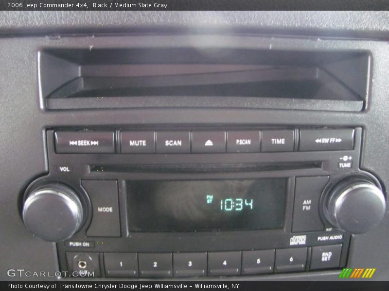 Black / Medium Slate Gray 2006 Jeep Commander 4x4