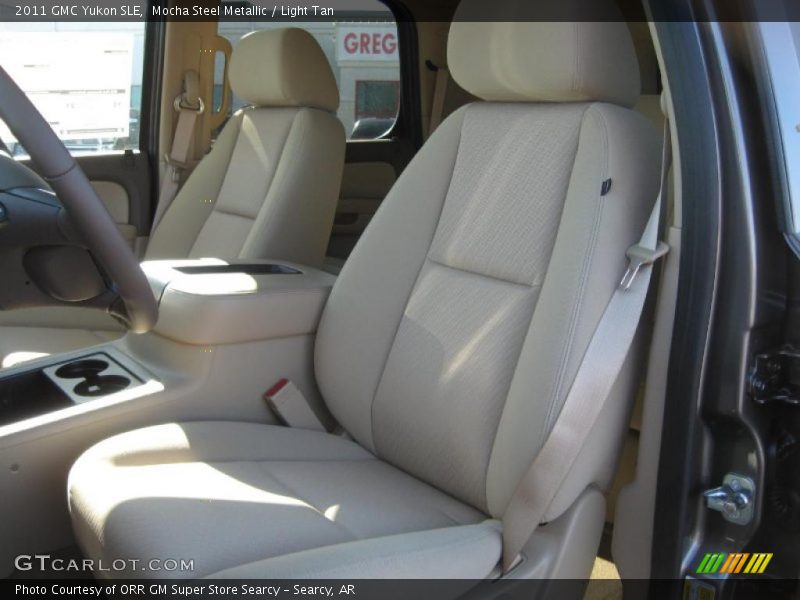 Mocha Steel Metallic / Light Tan 2011 GMC Yukon SLE