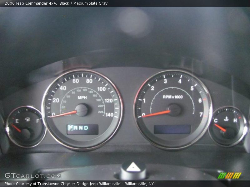 Black / Medium Slate Gray 2006 Jeep Commander 4x4