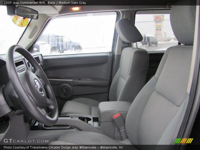 Black / Medium Slate Gray 2006 Jeep Commander 4x4