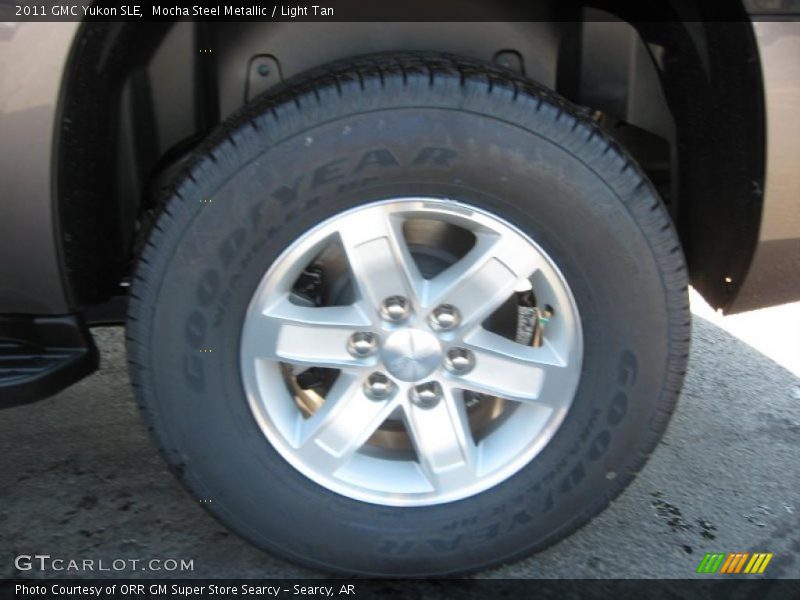 Mocha Steel Metallic / Light Tan 2011 GMC Yukon SLE
