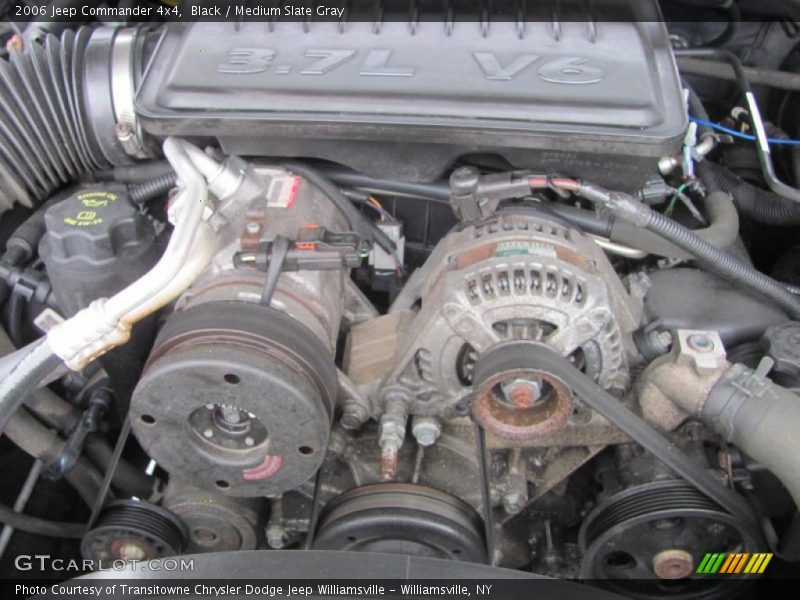 Black / Medium Slate Gray 2006 Jeep Commander 4x4