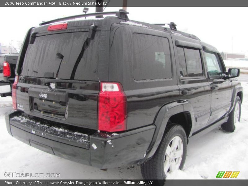 Black / Medium Slate Gray 2006 Jeep Commander 4x4