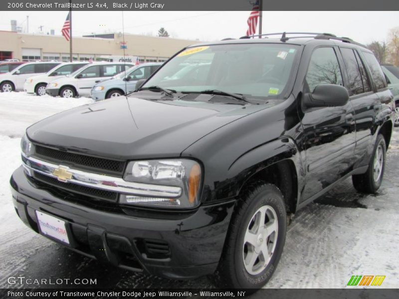 Black / Light Gray 2006 Chevrolet TrailBlazer LS 4x4